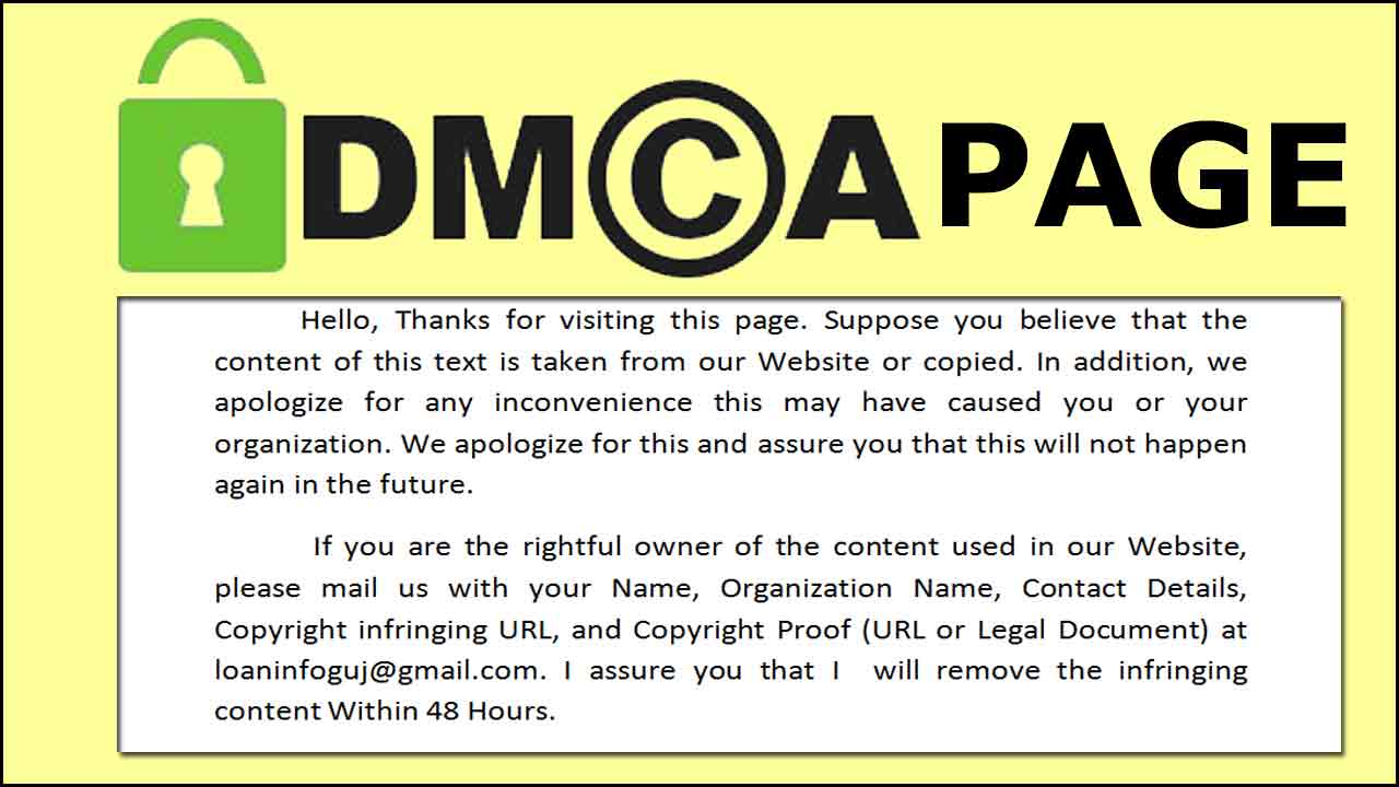 DMCA Page