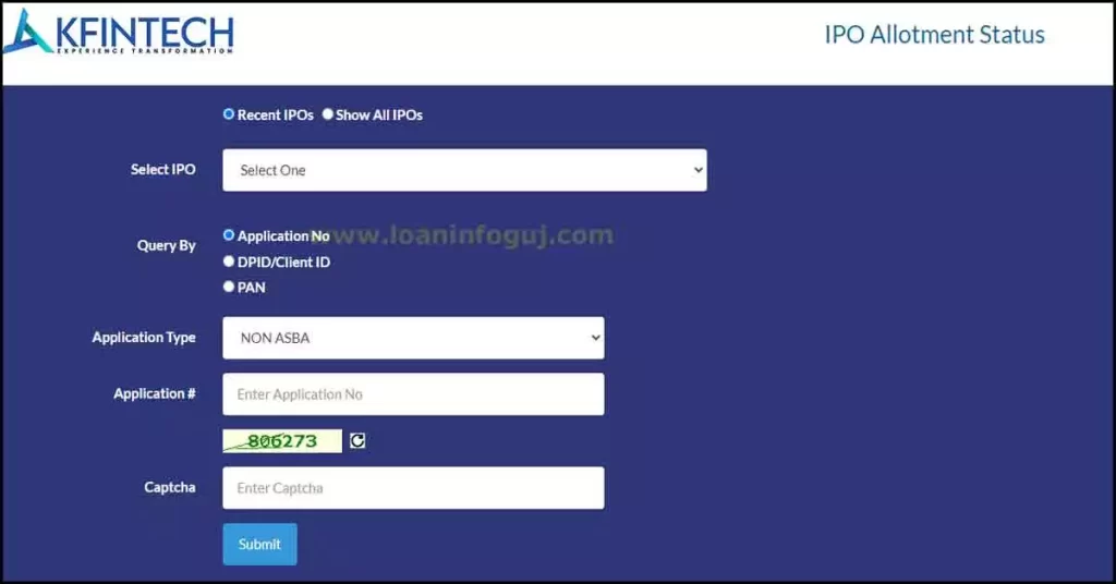 IPO allotment status | bse ipo allotment status | ipo allotment status check online | ipo allotment status check online by pan number | www.linkintime.co.in - investor services

