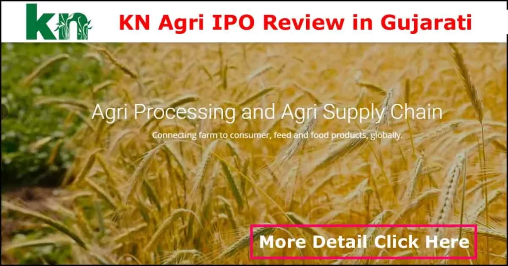 KN Agri IPO | KN Agri IPO Review in Gujarati |  KN Agri Resources Limited IPO