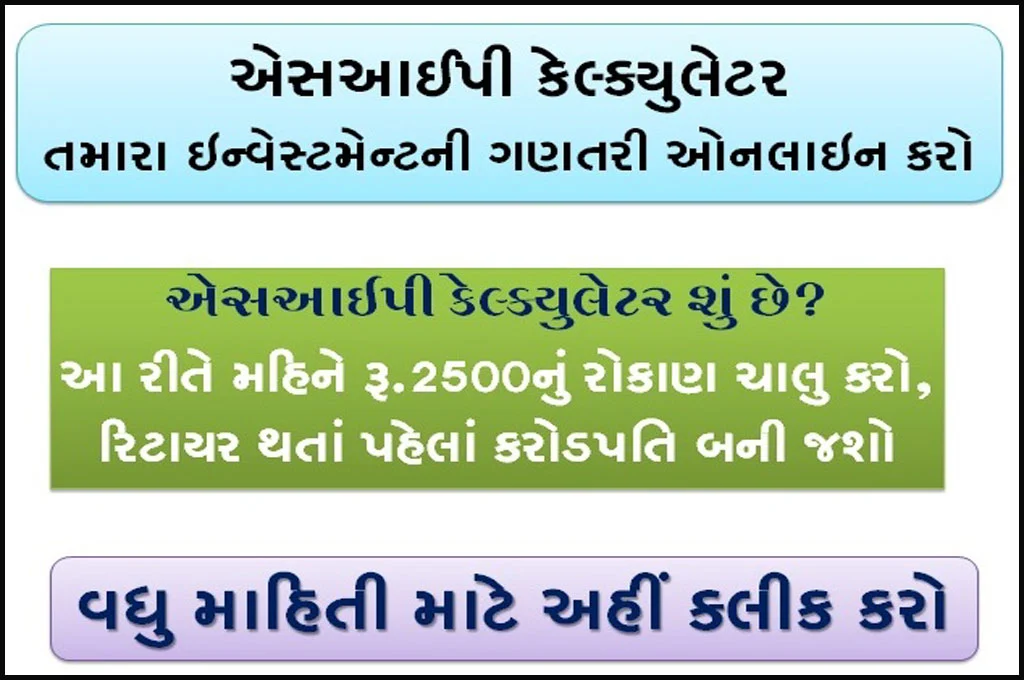 SIP Calculator In Gujarati